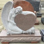 milligan memorials angel carving